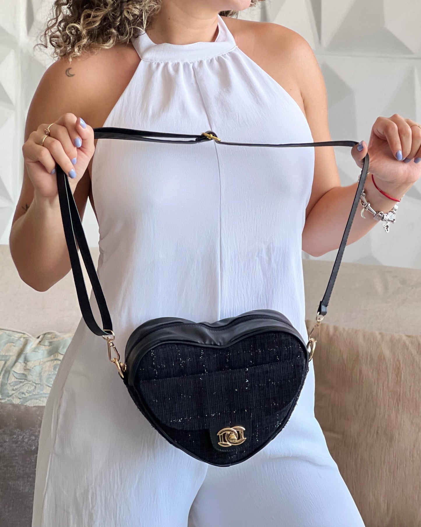 BOLSO CORAZON LUXY